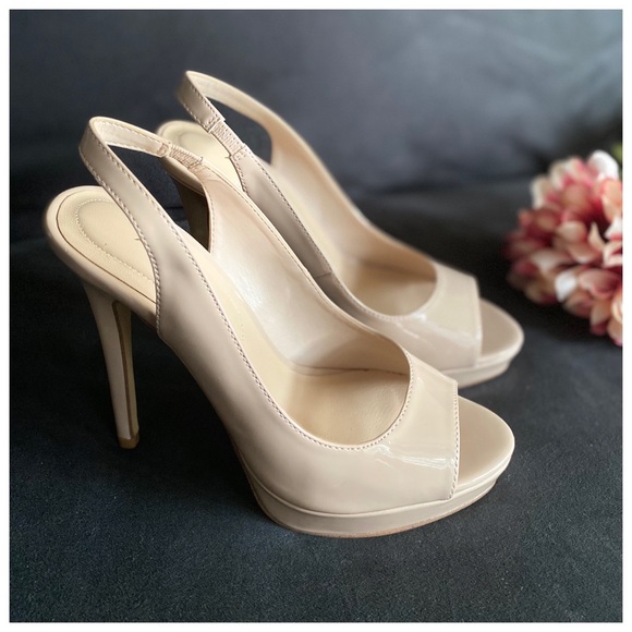 pale pink slingback shoes